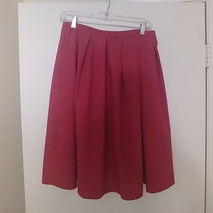 Pink Midi Skirt